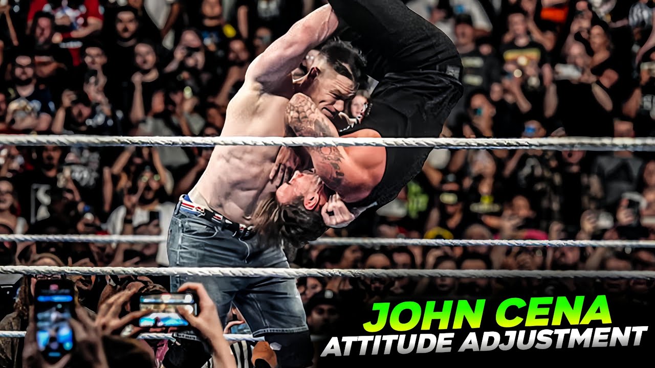 John Cena's Greatest Attitude Adjustments of All Time | Ultimate AA Compilation