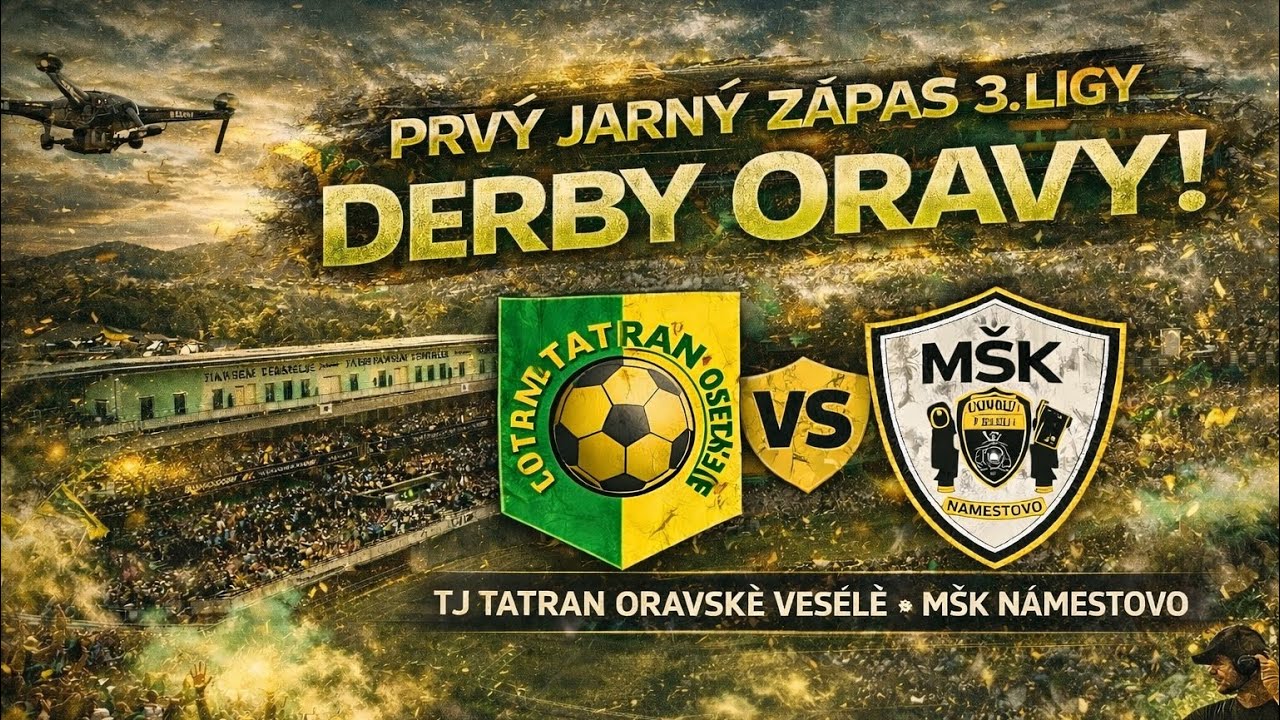 Orava ide do boja! ⚽ Tatran Oravské Veselé vs Námestovo 