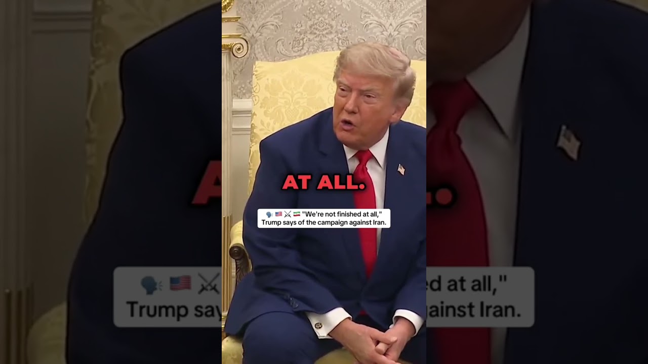 Trump Says Iran Hasn't Seen Anything Yet 🇺🇸 ⚔️ 🇮🇷 #shorts