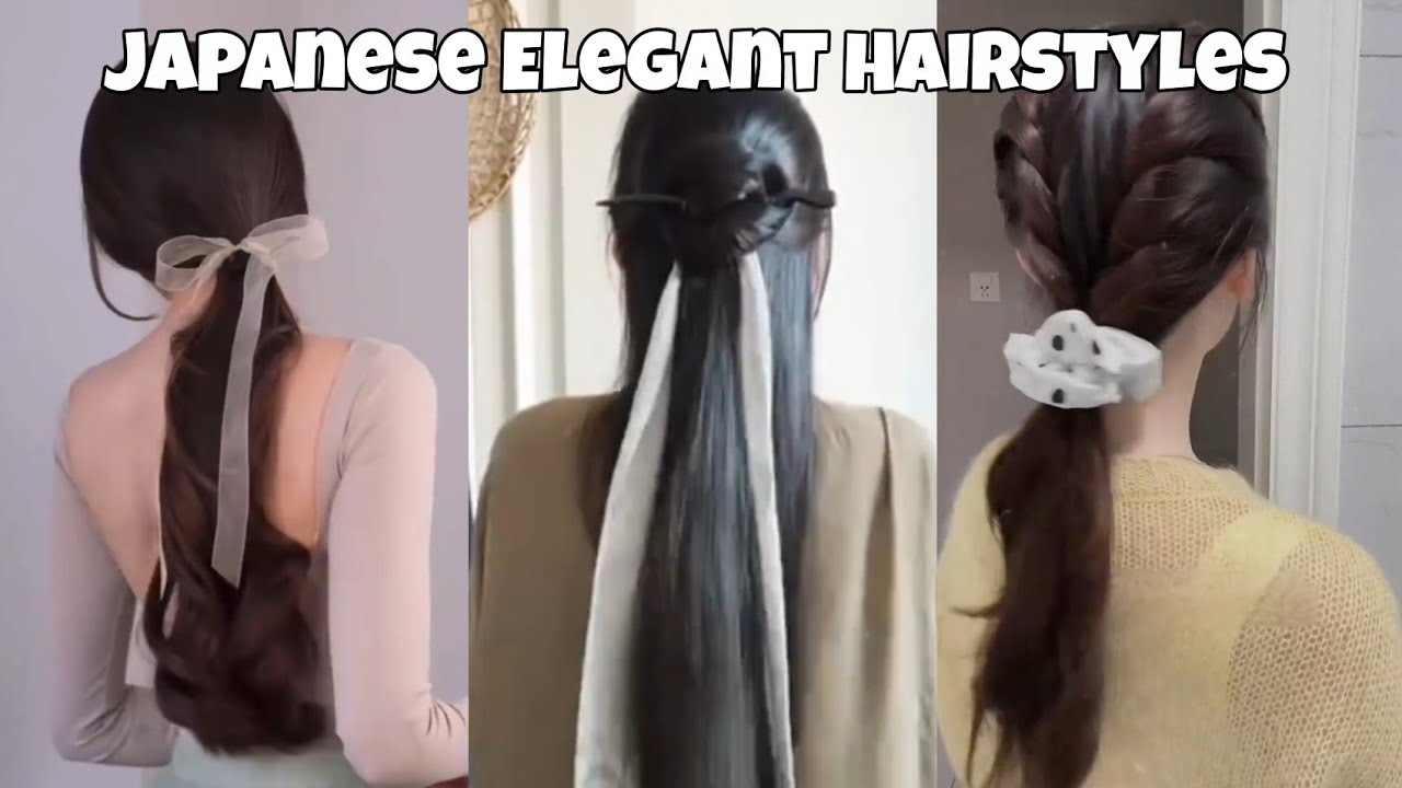 Cute Japanese Hairstyles tutorial | thatglamworld 