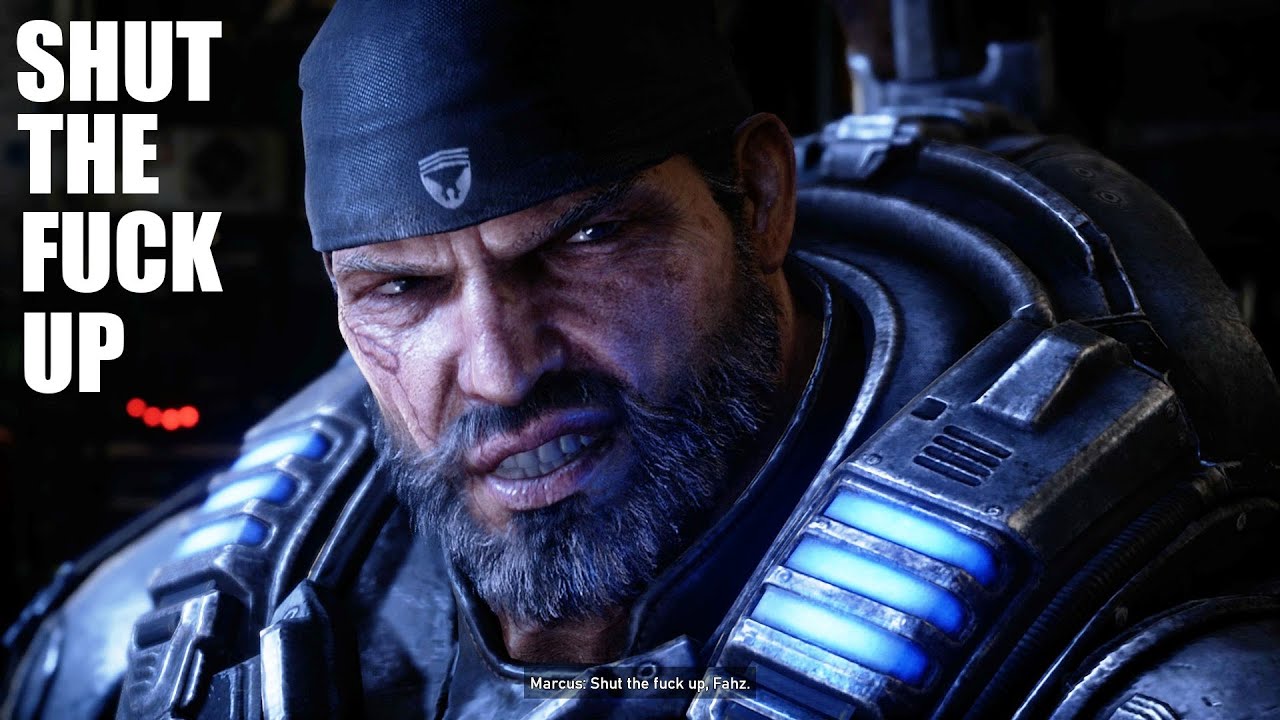 SHUT THE FUCK UP FAZ - Gears 5 Marcus Fenix funniest Line