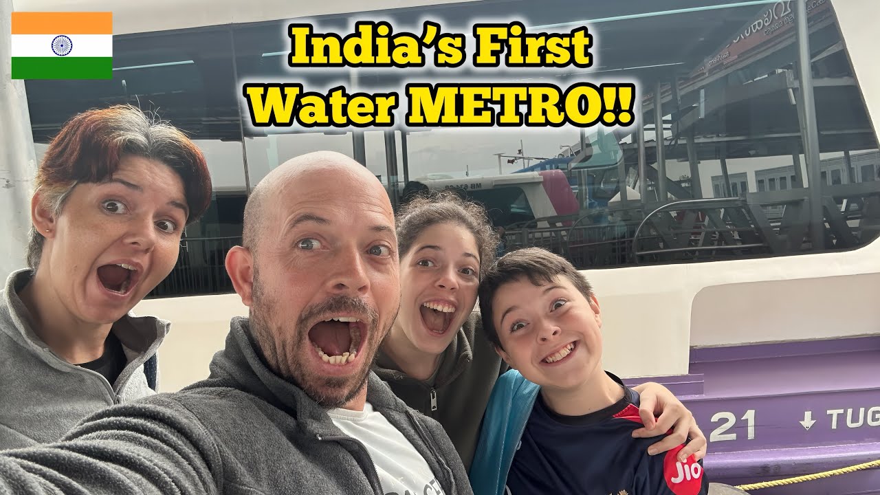 Foreigners Experience India&rsquo;s First Water Metro In Kerala! | The Most Unique Way Of Travelling