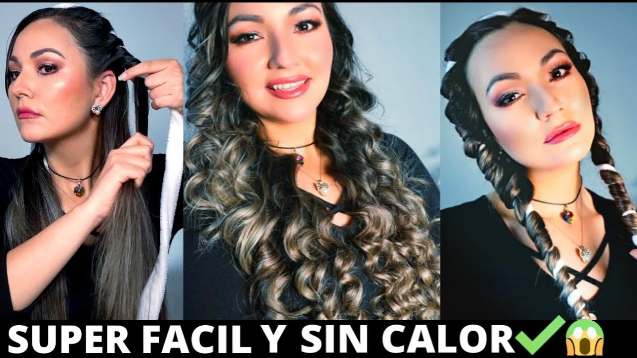 ONDAS SIN CALOR.😱 RIZOS CON CINTURON. HEATLESS CURLS.