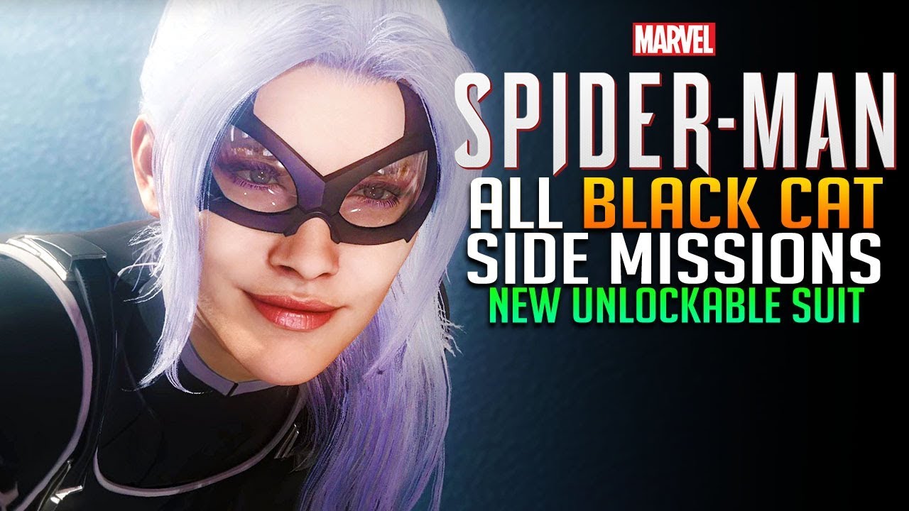 HOW TO FIND EVERY BLACK CAT SIDE MISSION! UNLOCK THE DARK SUIT! Marvel's Spider-Man PS4 Gameplay