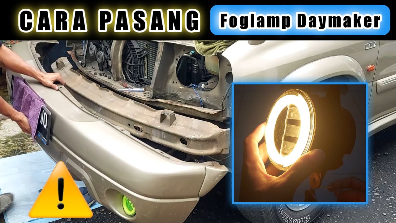 Cara Pasang Foglamp Daymaker 3 Mata | Suzuki Escudo XL7