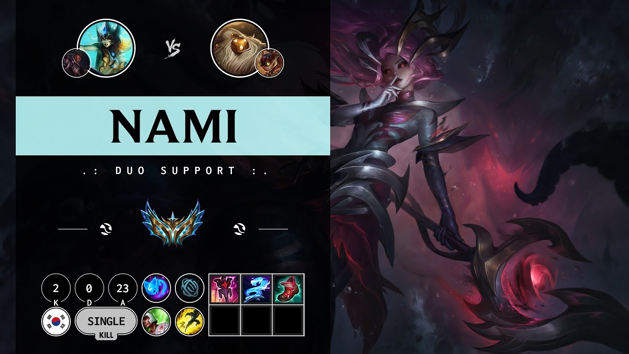 Nami Support vs Bard - KR Challenger Patch 14.9