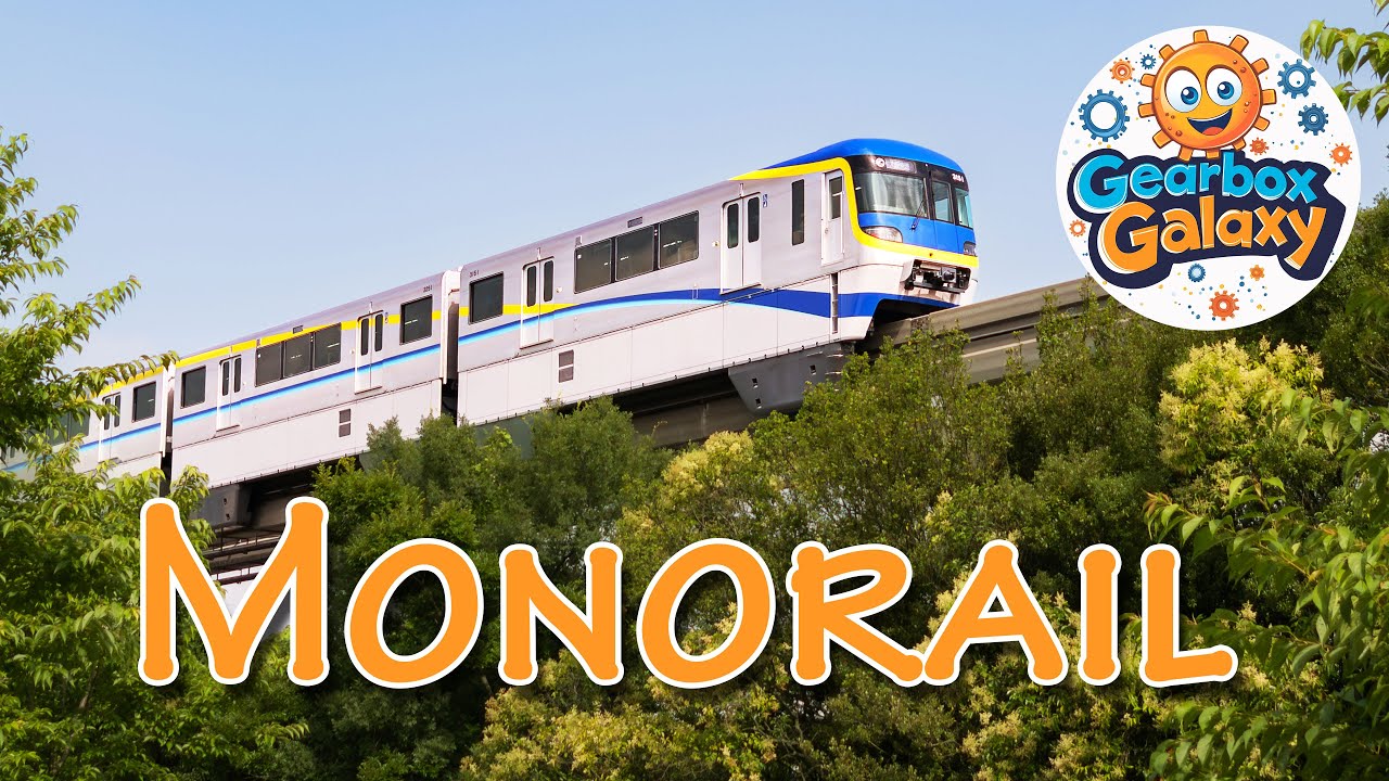 Monorail song for Children | Fun Exciting Songs for Kids | Mono Rail | Train