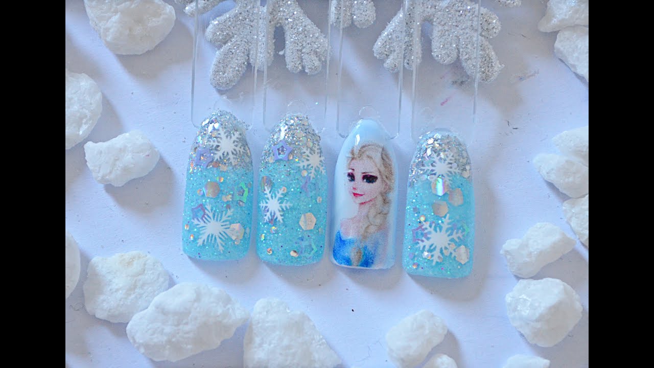 Eiskönigin/Frozen Naildesign