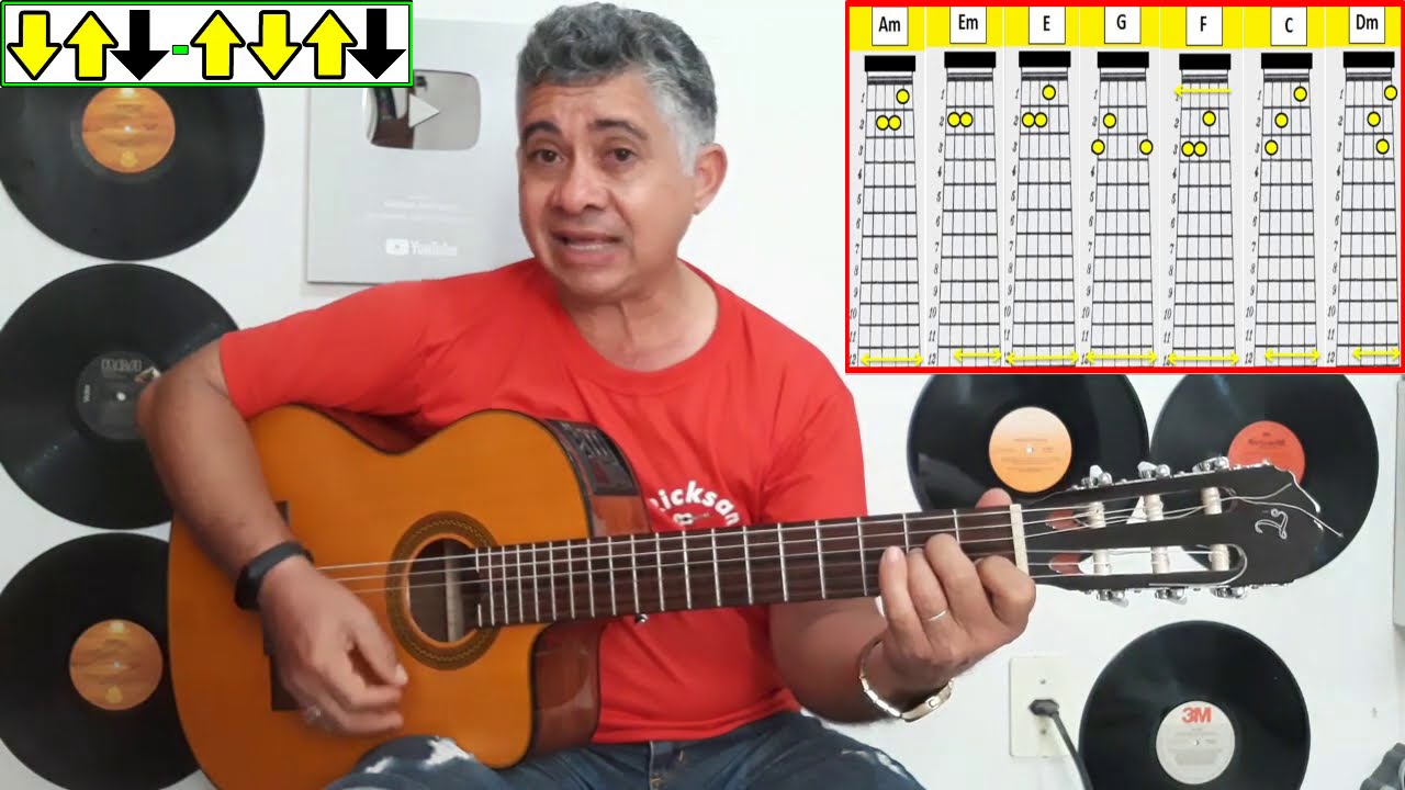 5 Musicas Do ROBERTO Carlos Nos ACORDES e Uma BATIDA !