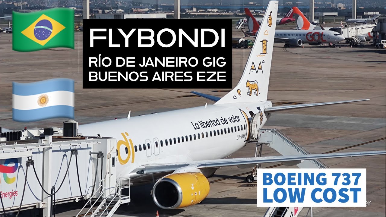 Vuelo desde Río de Janeiro a Buenos Aires - Flybondi