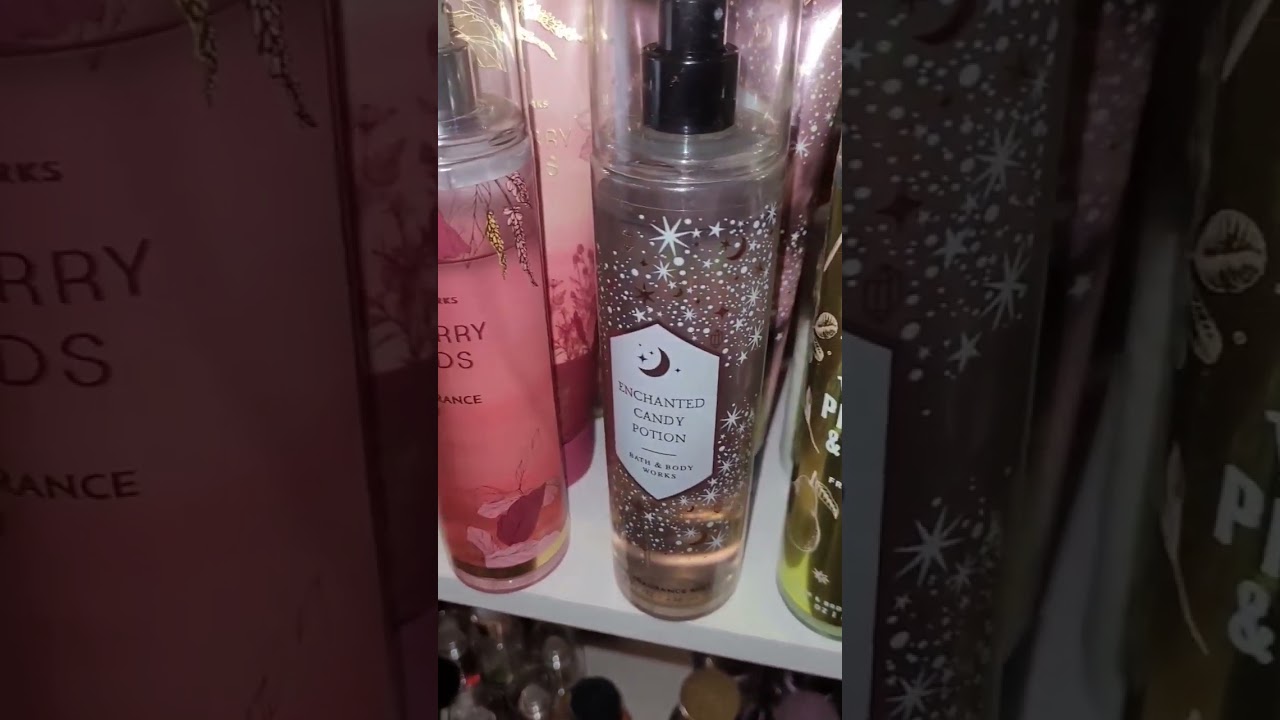 When you bust out with the fall body care..😍😍 #fall #perfume #bathandbodyworks #2022