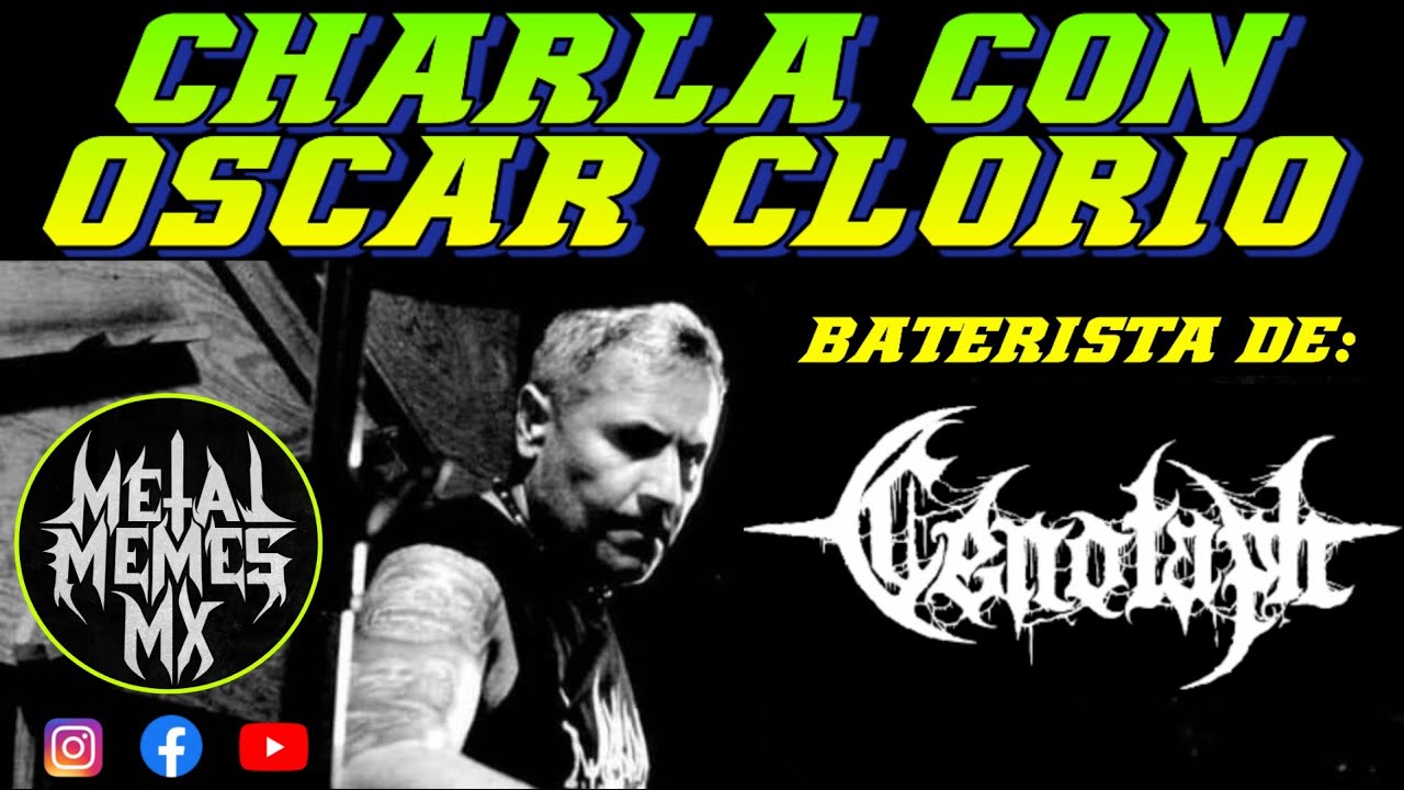 Entrevista a Oscar Clorio Baterista de CENOTAPH