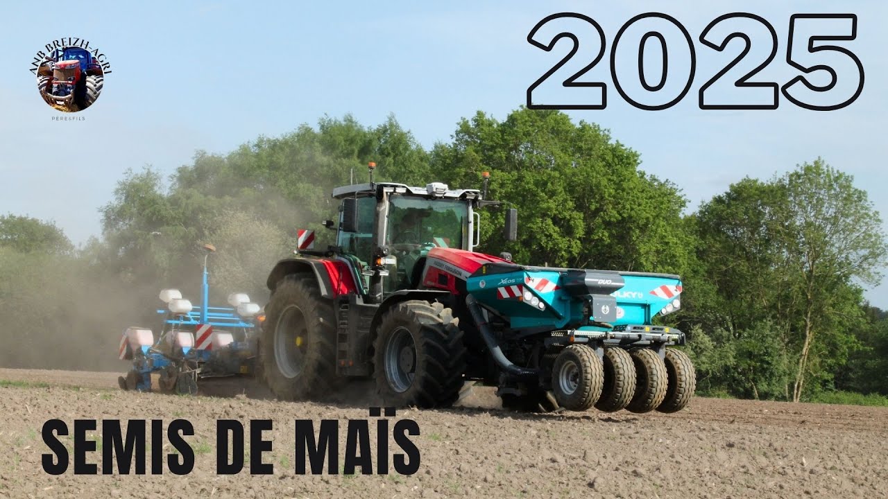 🌽SEMIS DE MAIS 2025🌽| MF9s.310 | Monosem 6 rangs !