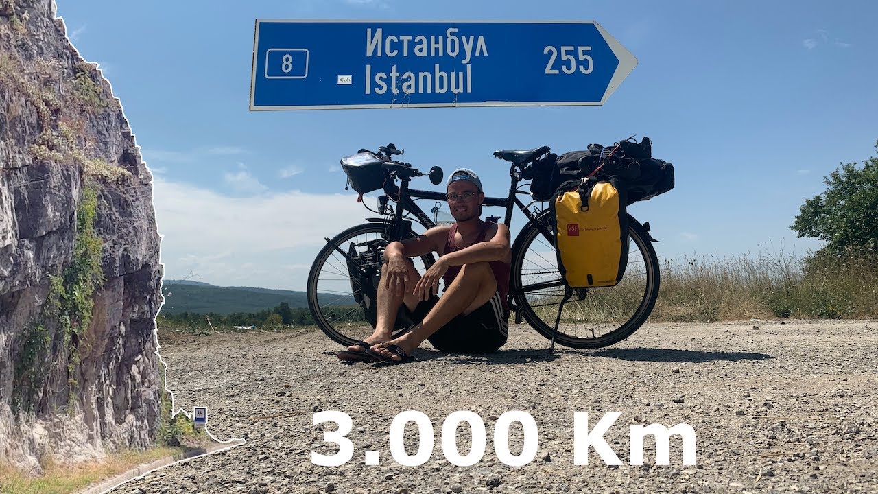 Verrückt!! 🚲 Fahrradtour Bremen - Asien🇹🇷 (in 26 Tagen nach Istanbul) Abenteuer pur⛺️2020🌍 Überblick