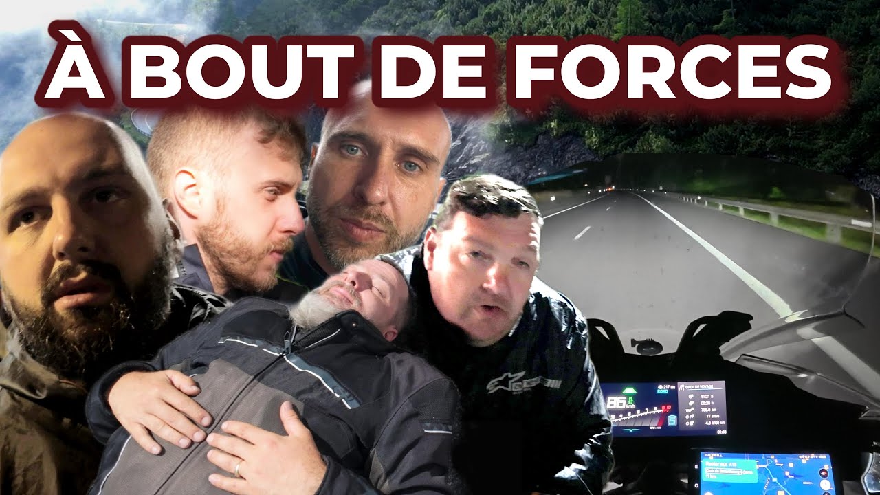 J12 – ⚠️ 24H DE MOTO ENTRE COLS DES ALPES, GALÈRES ET NUIT… ON N’AURAIT PAS DÛ !