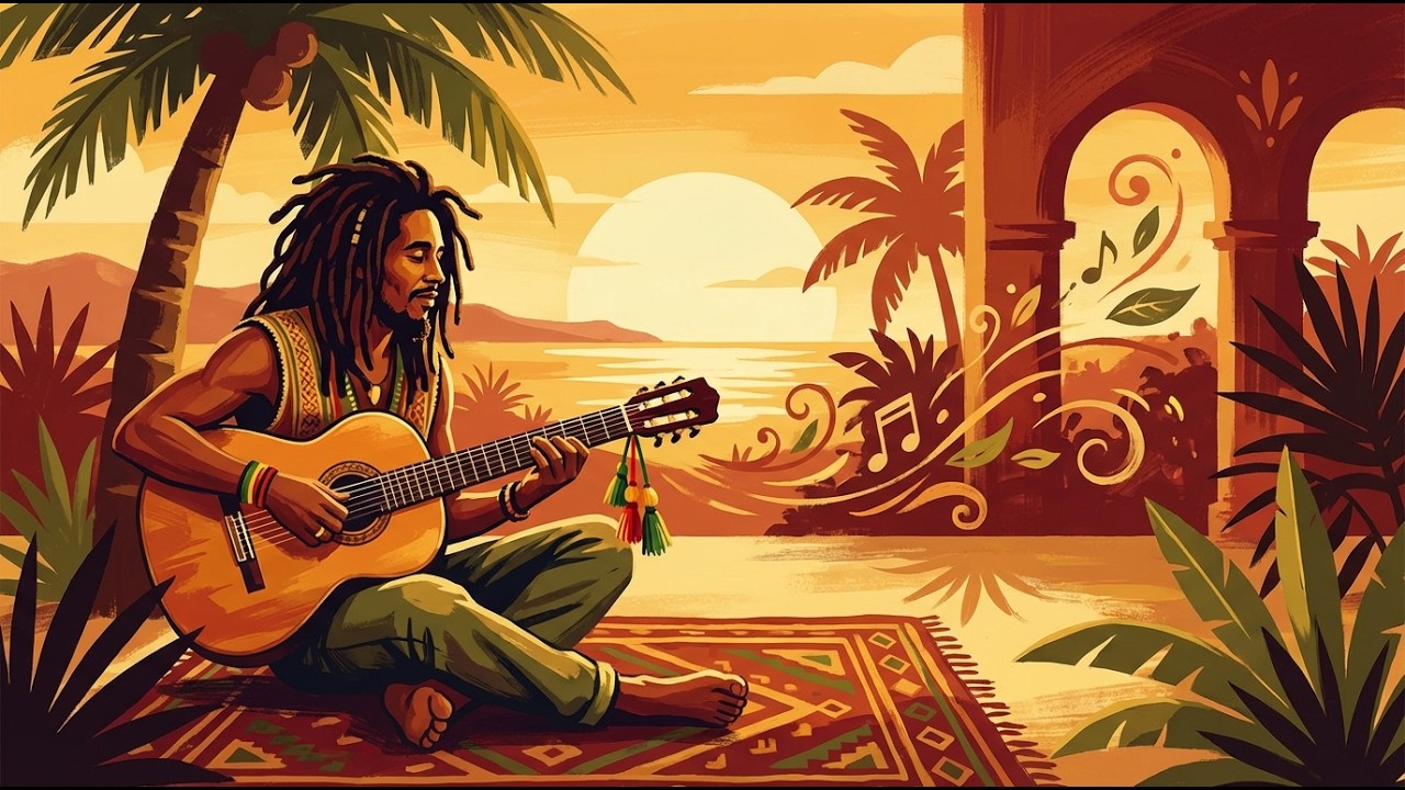 Reggae Flamenco Fusion | Relaxing Spanish Guitar Meets Reggae Rhythm 🌴🎸