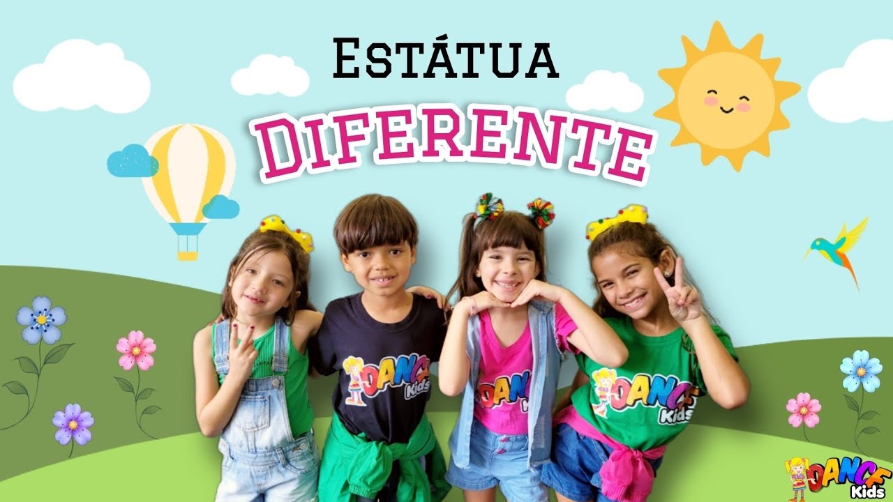 Estátua Diferente - Bunekão de Jesus / Happy Dance Kids (Coreografia)