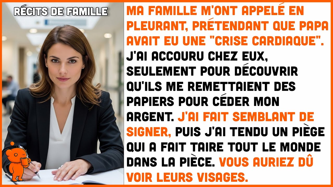 Ma famille m'a appelé en pleurant, prétendant que papa avait eu une 'crise cardiaque'. Mais...