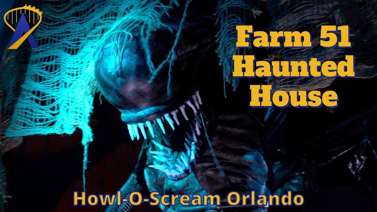 Farm 51 Haunted House at Howl-O-Scream 2024 at Seaworld Orlando