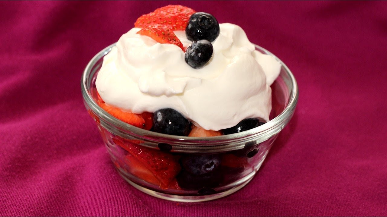 How To Make Greek Yogurt Whipped Cream - Amy Lynn's Kitchen