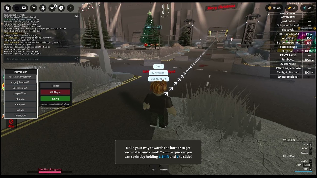 Trolling a clan patrol - (Virus border roleplay)