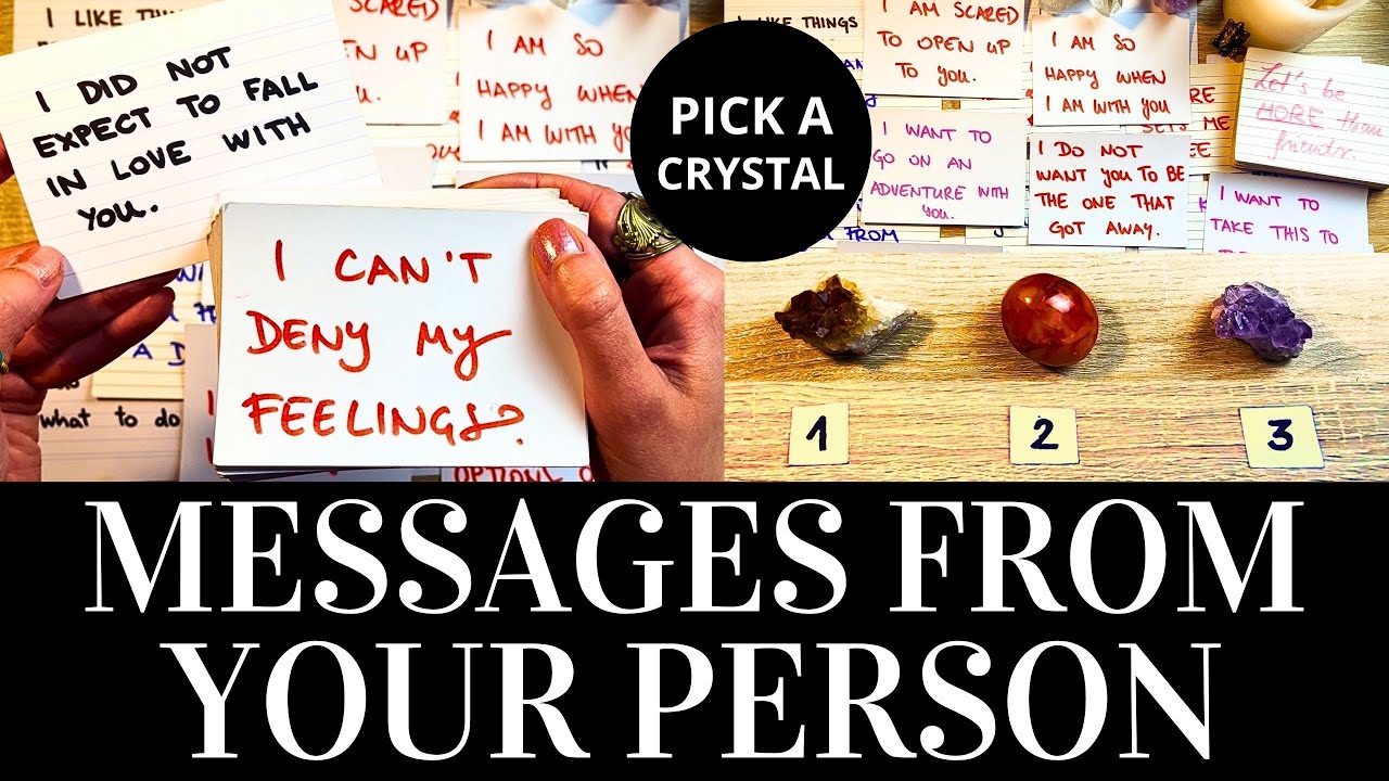 PICK A CARD 🔮❤️MESSAGES FROM THE PERSON ON YOUR MIND ❤️🔮 They Want YOU to Know THIS! 🌟 Tarot Reading