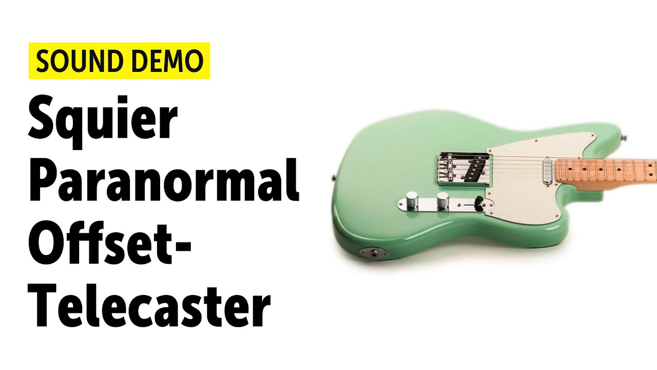 Squier Paranormal Offset Telecaster - Sound Demo (no talking)