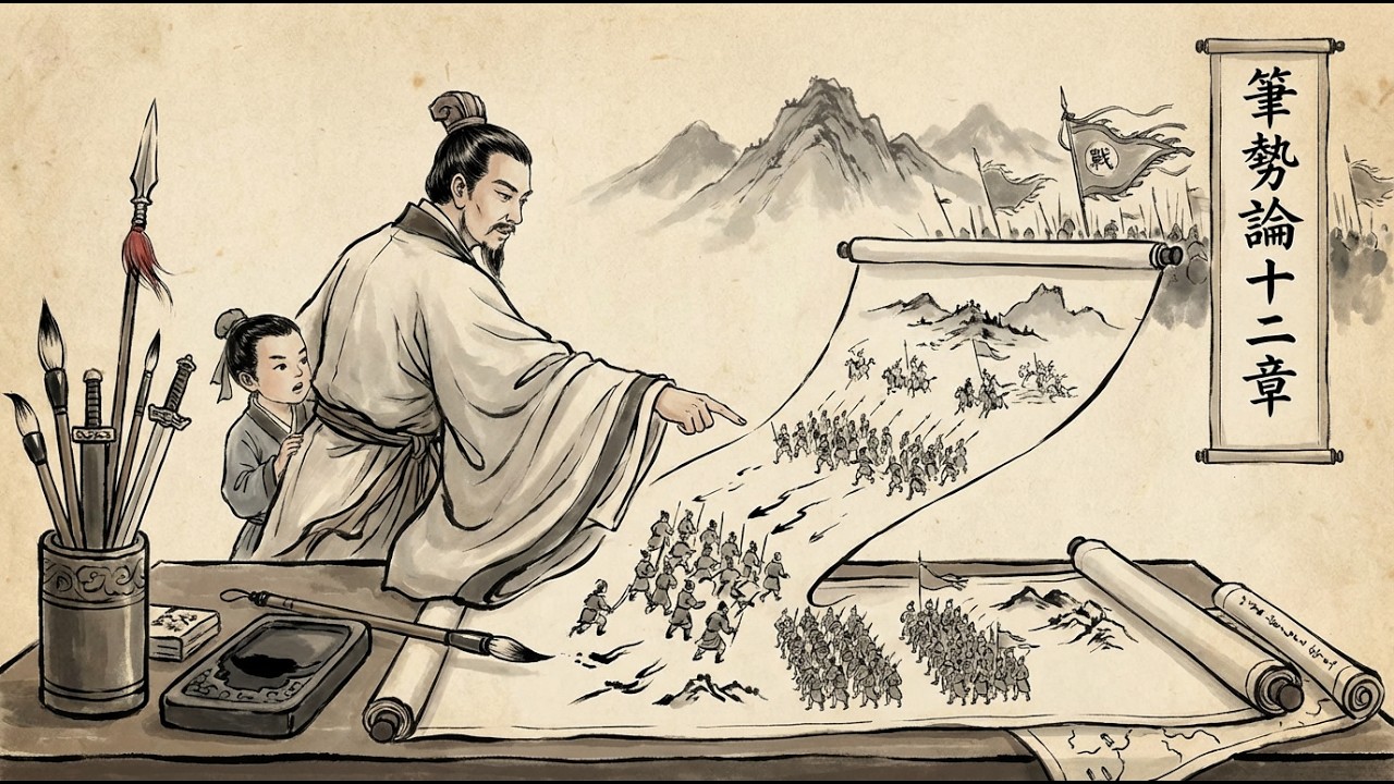 王羲之给儿子王献之开的书法“小灶” | 笔势论十二章  | 書道 | 서예 | 붓글씨 | 書法 | Chinese calligraphy