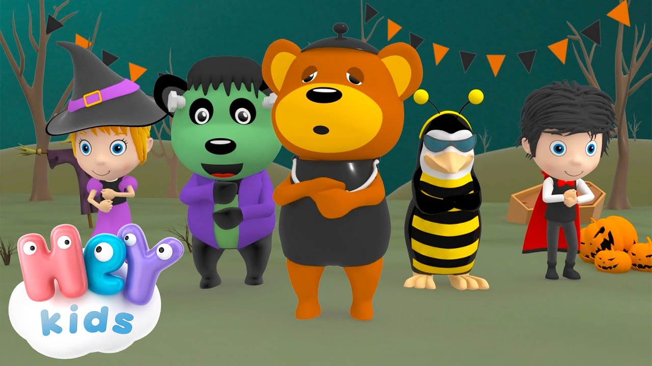 It's Halloween 🎃 | A Ram Sam Sam Halloween Song for Kids | HeyKids Nursery Rhymes