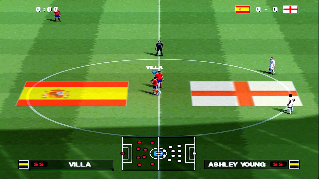 PES 2013 - Испания против Англии | PS2