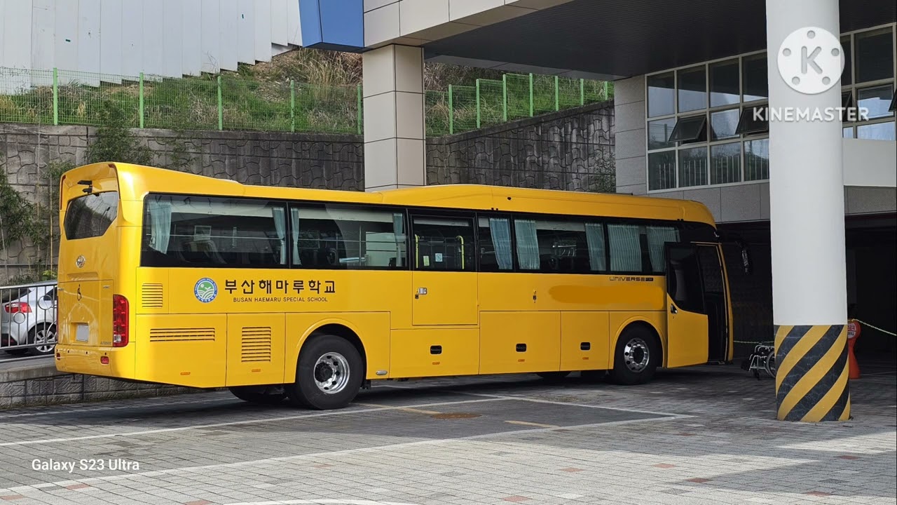 Hyundai Universe Prime Busan Haemaru School School Bus 8 2024년 4월 17일 사진촬영 