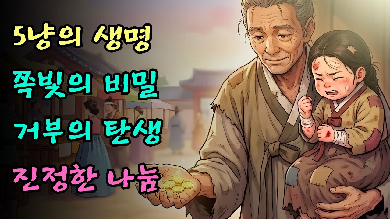 잠자기전 듣는 옛날이야기(중간광고없음) |전 재산 5냥을 바쳐 죽어가는 노비를 구한 남자의 기막힌 반전| 야담 | 설화 ㅣ전설 | 오디오북 | 민담
