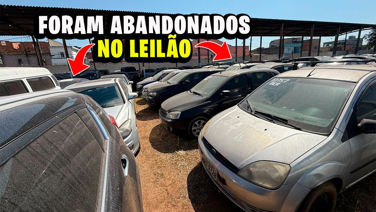 LEIL&Atilde;O de CARROS ABANDONADOS PELO DETRAN | a partir de R$ 2 MIL