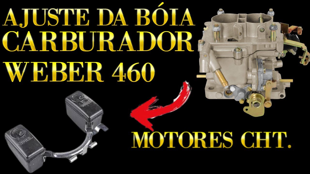 Regulagem da bóia do carburador WEBER 460.