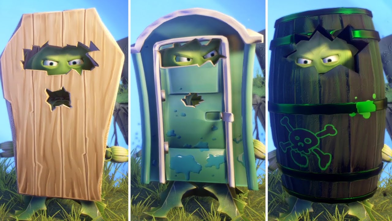 Coffin Weed, Outhouse Weed & Barrel Weed (Playable) | Garden Warfare 2