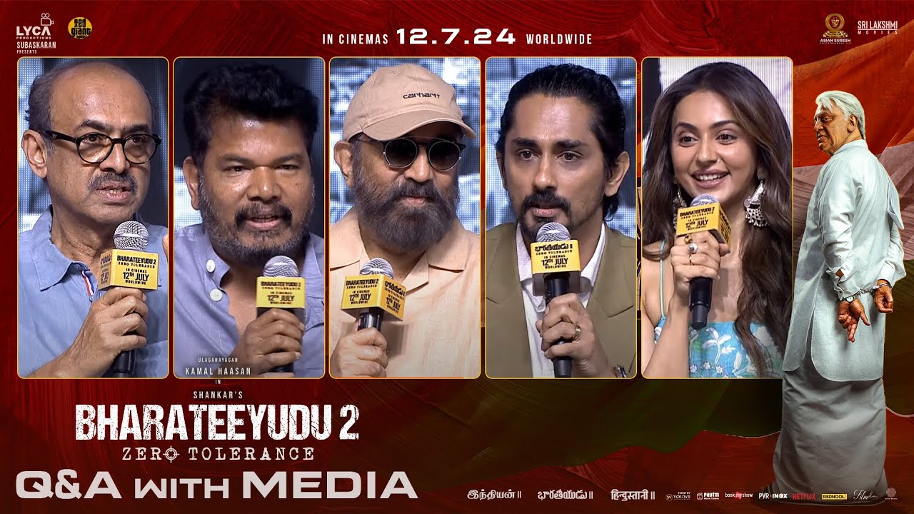 Bharateeyudu 2 (Telugu) Team Q&A Session With Media At Press Meet | YouWe Media