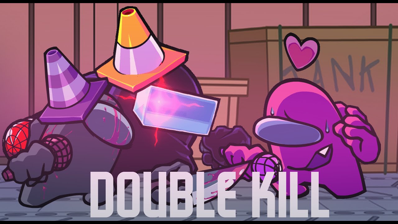 DOUBLE KILL But Black, Gray and Pink Sing it (FNF Cover) (FNF x Impostor V4) +FLP!!!