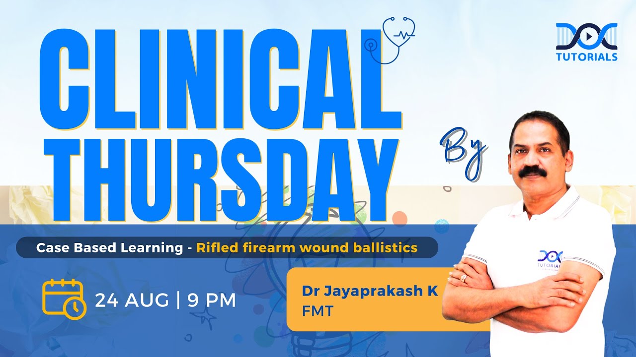 #ClinicalThursday | Rifled firearm wound ballistics by Dr Jayaprakash K - FMT | NEET PG | FMGE