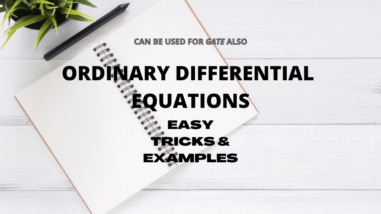 Ordinary Differential Equations