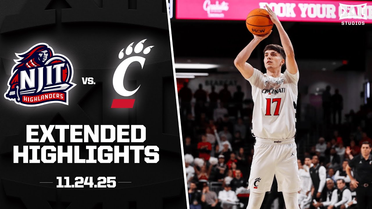 NJIT vs. Cincinnati Extended Highlights | 2025-26 Big 12 Men's Basketball