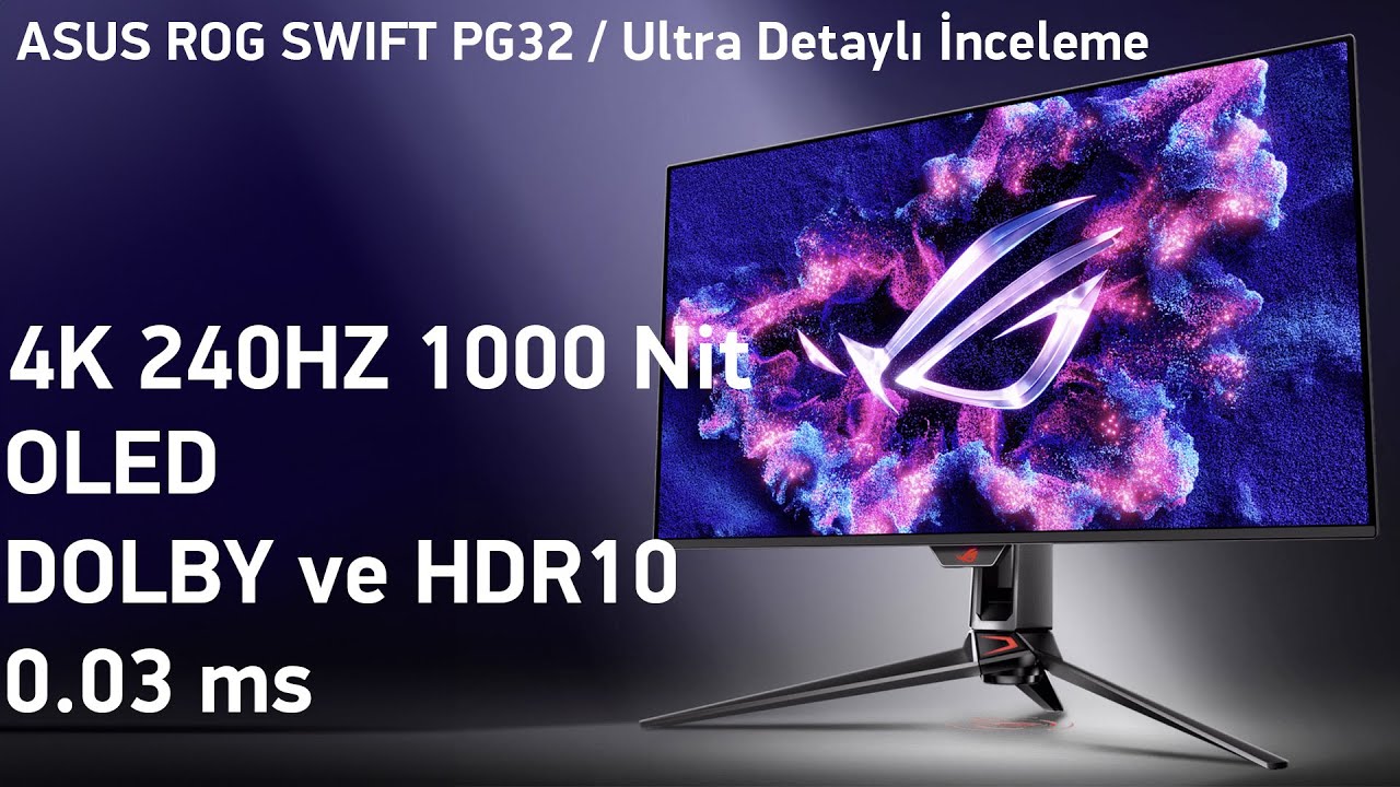 Her Şeyi Yapan Tek Monitör! / Asus ROG SWIFT OLED PG32UCDM İncelemesi