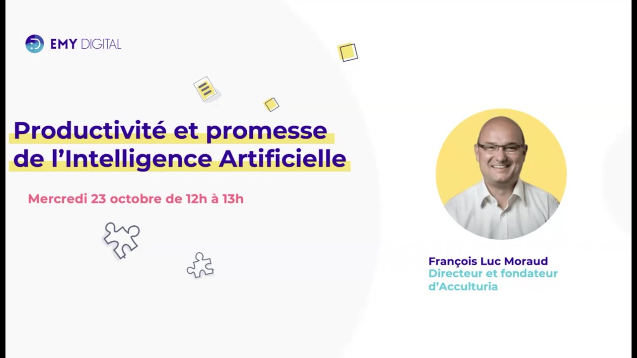 Webinaire Intelligence Artificielle Générative - Emy Digital - octobre 2024