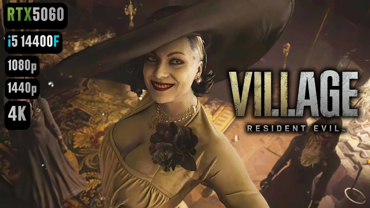 Resident Evil Village RTX 5060 FPS TEST | Resident Evil 8 RTX 5060 & i5 14400F Benchmark