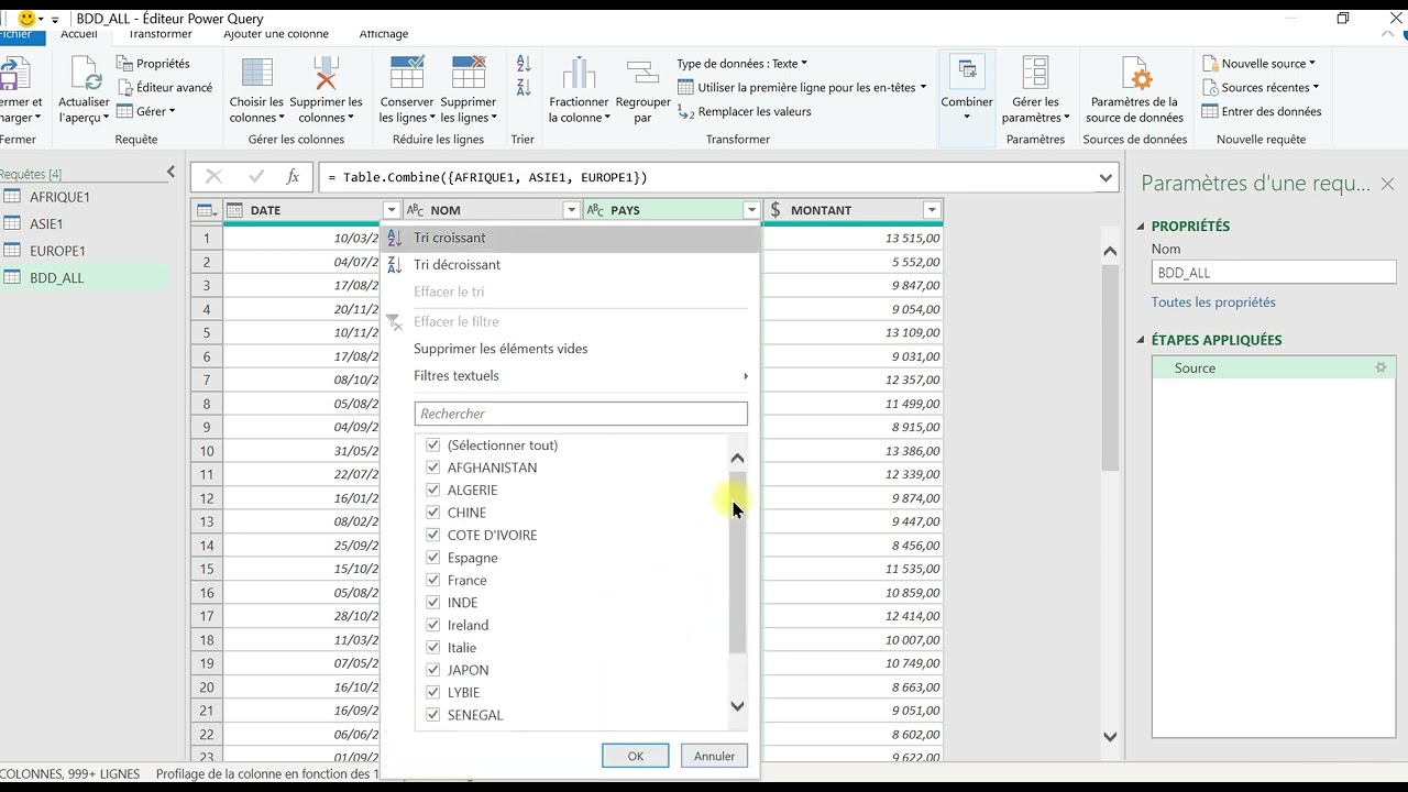 Comment combiner plusieurs tableaux Excel grâce à Power Query