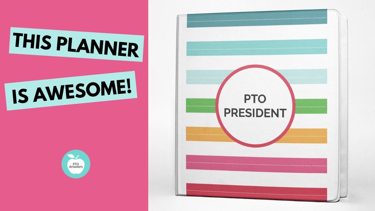 Awesome Planner and Binder System for PTO PTA Presidents to get organized, instant forms and more!