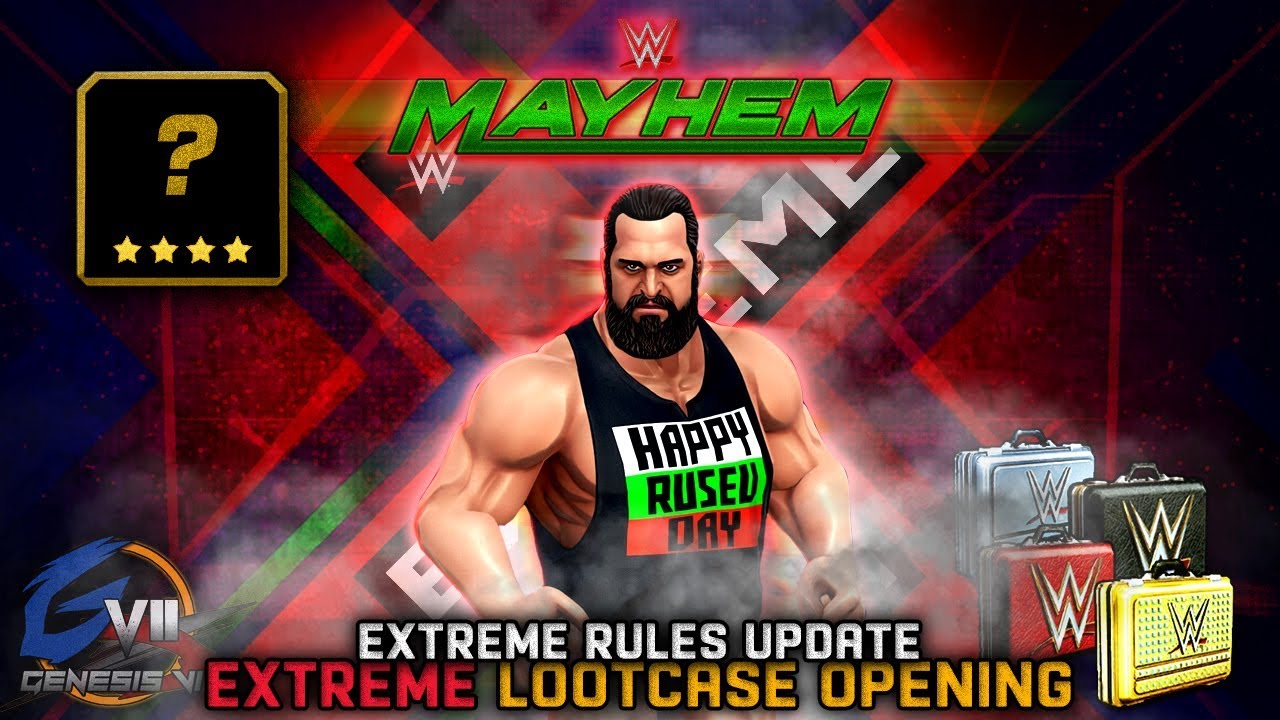 WWE Mayhem | Extreme Rules Update | EXTREME Lootcase Opening!