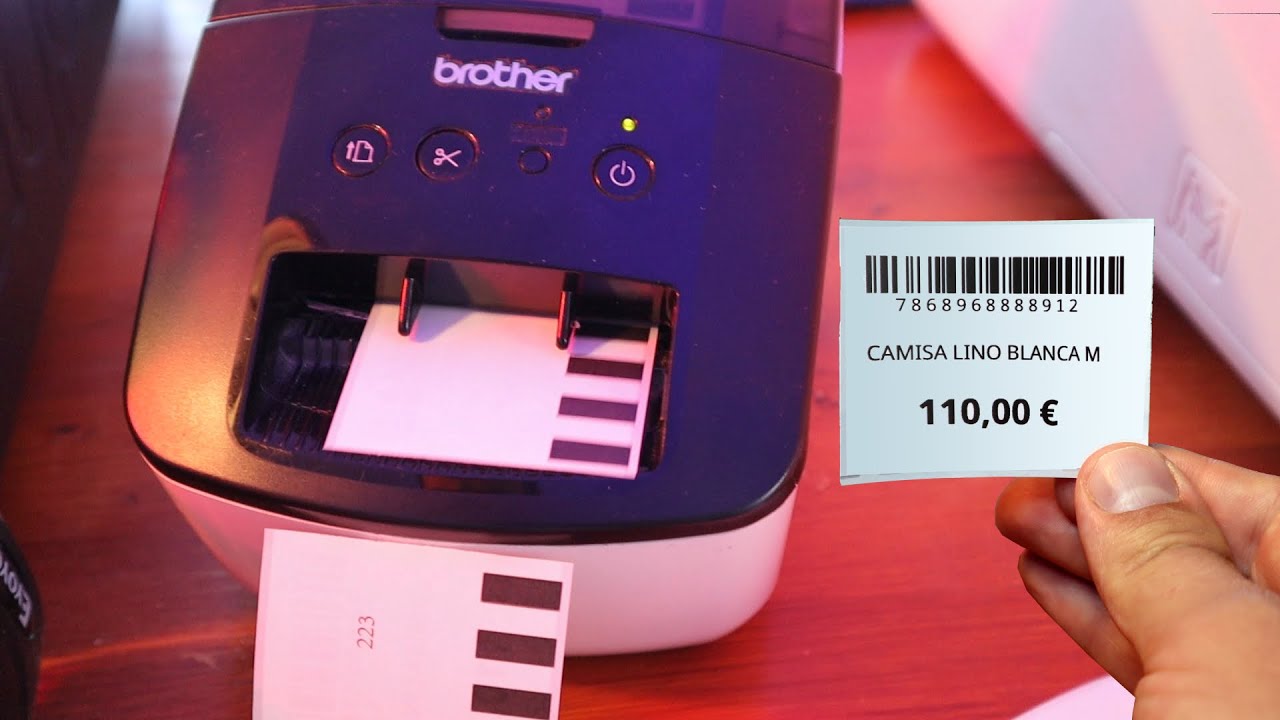 Imprime en Linux Etiquetas de Códigos de Barras en impresoras de rollo Brother ql700 ql570 y ql800