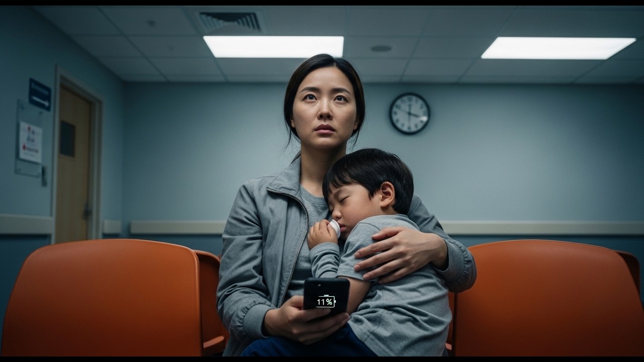 She Passed Out With Her Sick Son in Her Arms… The Man Standing Over Her Changed Everything