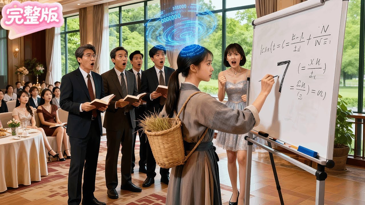 繼姐想讓沒讀過書的鄉下妹上颱出醜！不料她竟是百年難遇的數學奇才！僅看一遍解開所有難題！國際競賽一秒奪冠！吊打所有名媛！改冩人生！#热门短剧 #drama #chinesedrama #先婚后爱