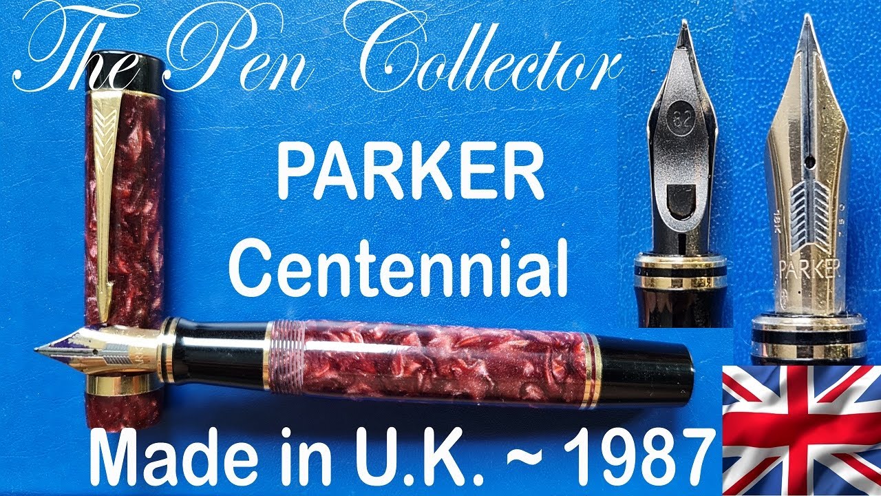 PARKER Centennial Red Marble Fountain Pen Review